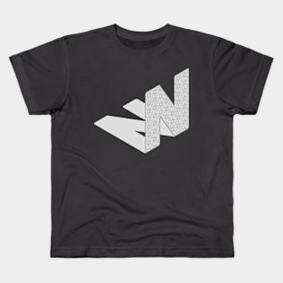 Isometric Alphabet Letter, Letter N Kids T-Shirt